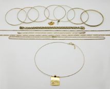 1 Konv. Schmuck wohl vollständig GG/WG 8/9ct.,