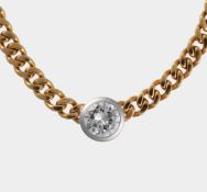 Collier, 750 GG und WG,