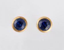 Paar Ohrstecker, 750 GG,