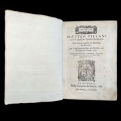 Istorie di Matteo Villani (Florenz, 1581)