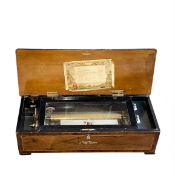 Spieluhr mit Walzenspielwerk (Ende 19. Jh.)