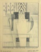 Abram Veksler (1902-1963) No. 6 Static Planar Construction (Suprematism), c. 1923