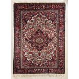 Teppich Rudbar, Schurwolle auf Baumwolle, fein, ca. 203x152cm, älter oder antik