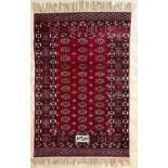 Teppich Turkmen wohl Afghanistan, Saloren Motiv, Schurwolle auf Baumwolle, ca. 188x130cm, älter