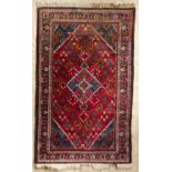 Teppich Meimeh Murdschekar, Schurwolle auf Baumwolle, ca. 212x134cm, älter