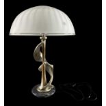 Studio Ottaviani Tischlampe 1 Punze Silber 800 Möwe ca. 63cm hoch