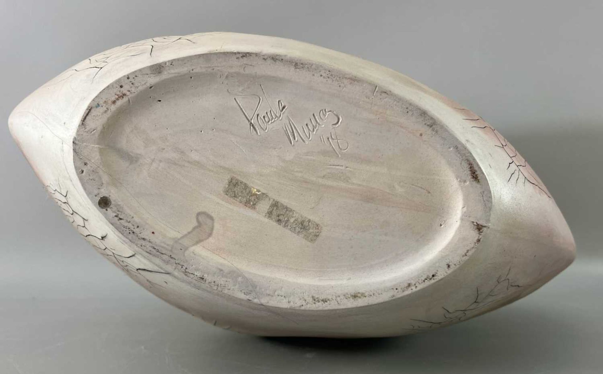 Murray, Paula (geboren 1958), Künstlervase Kanada, Keramik Designer Vase von 2018, ca. 45cm hoch - Bild 5 aus 6