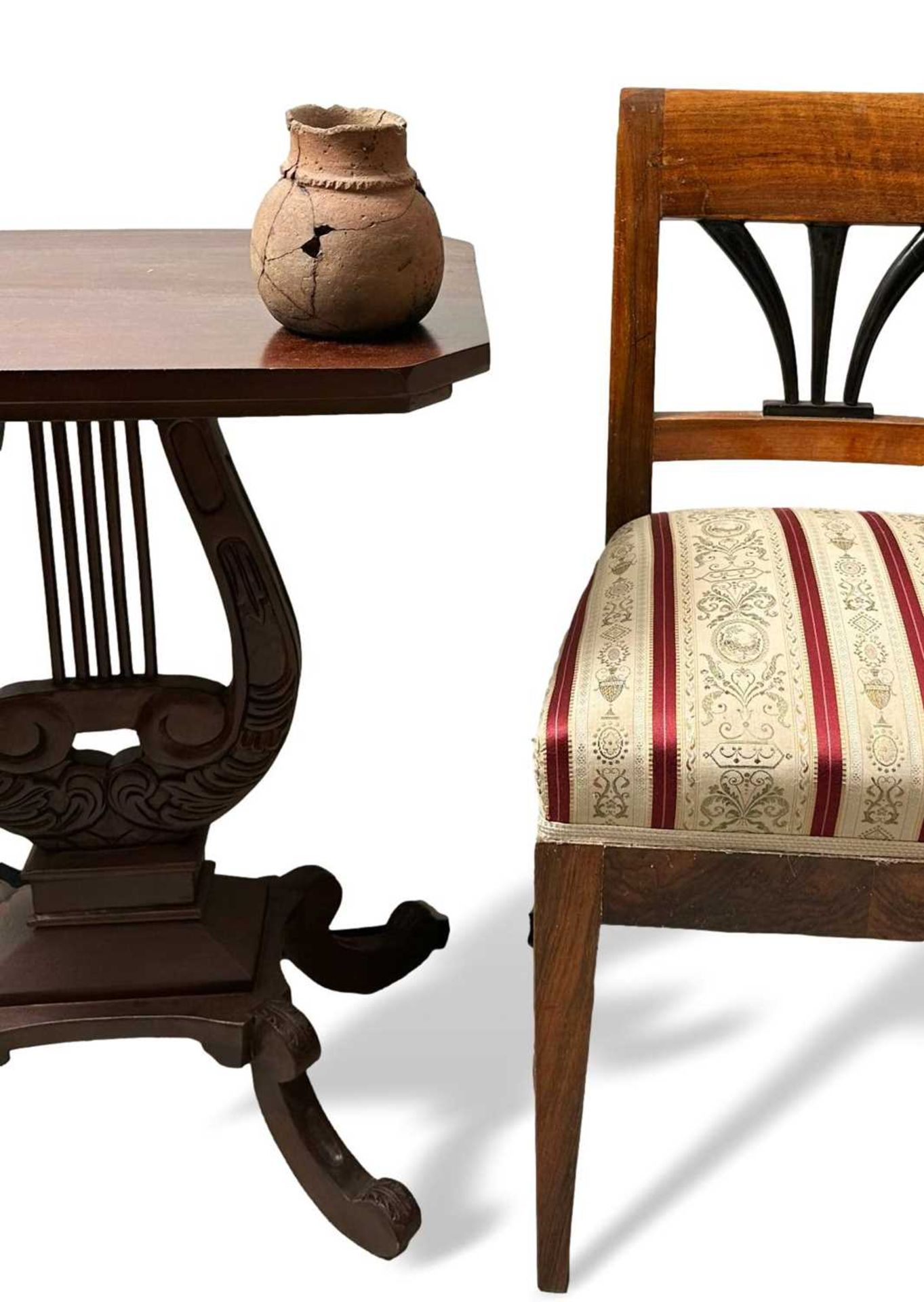 Ältere Ton Amphore, Urne oder Krug, Scherben, beschädigt und Fehlteile - Bild 2 aus 5