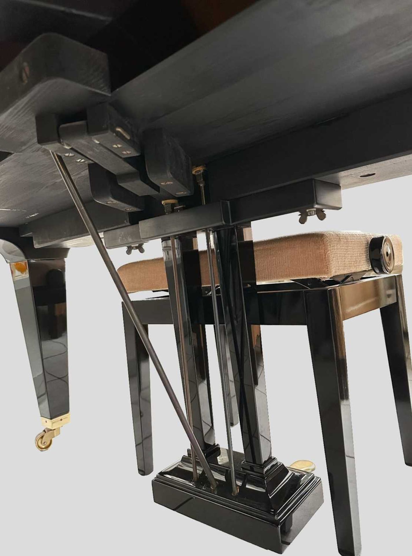 Bechstein Flügel / Stutzflügel L 165 schwarz poliert, Baujahr ca. 1983 mit Rechnung über 35000 DM - Bild 7 aus 11