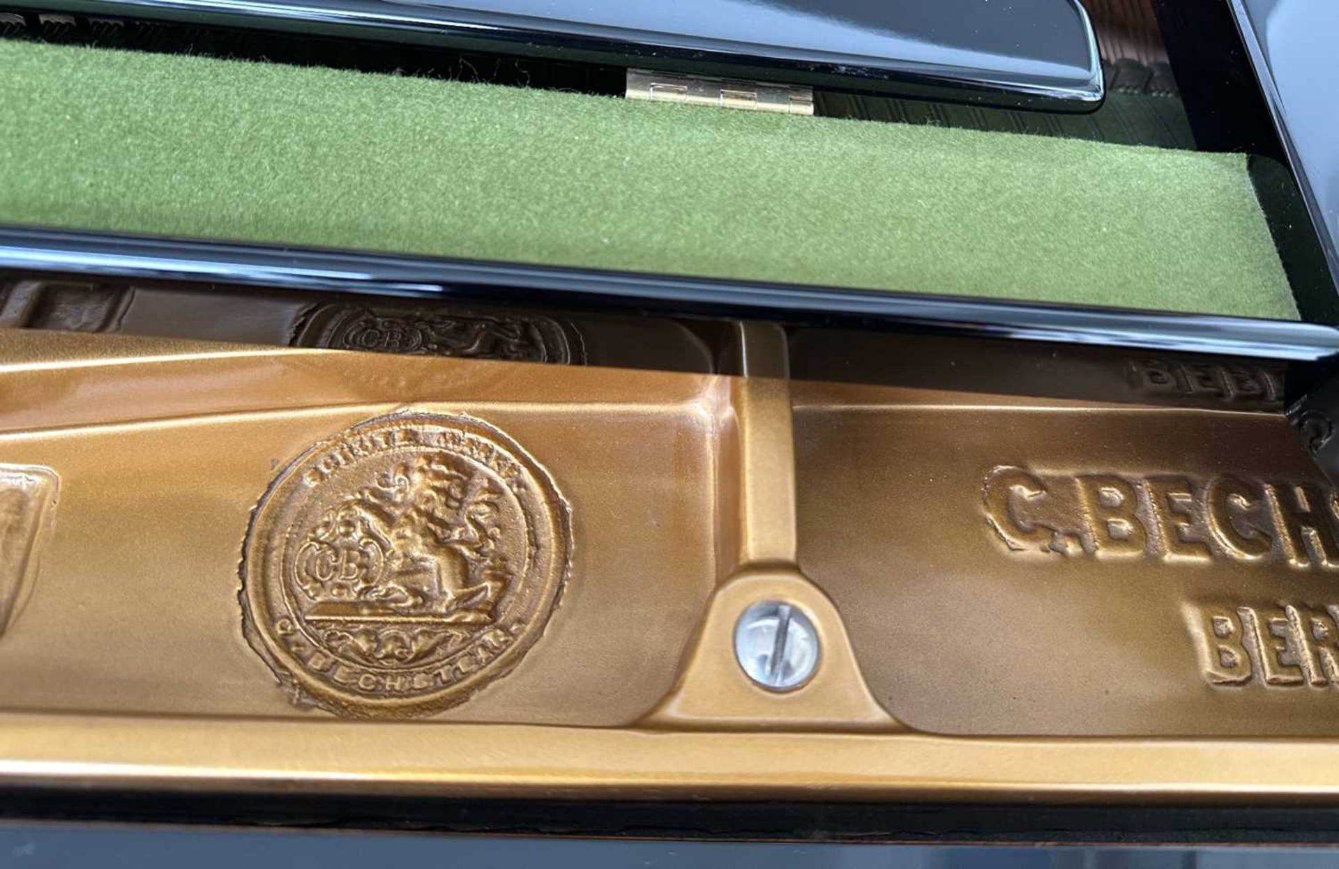 Bechstein Flügel / Stutzflügel L 165 schwarz poliert, Baujahr ca. 1983 mit Rechnung über 35000 DM - Bild 10 aus 11