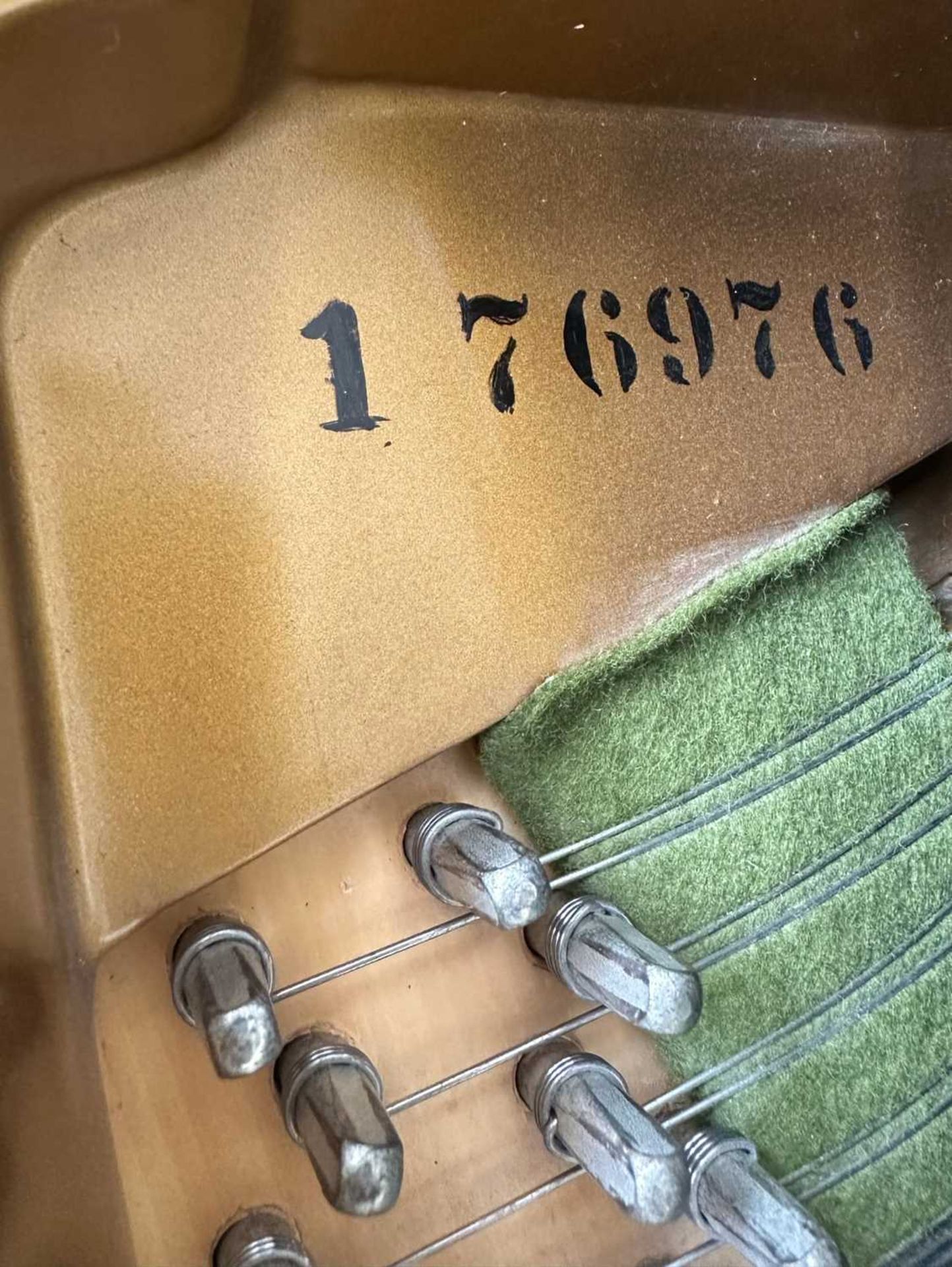 Bechstein Flügel / Stutzflügel L 165 schwarz poliert, Baujahr ca. 1983 mit Rechnung über 35000 DM - Bild 9 aus 11