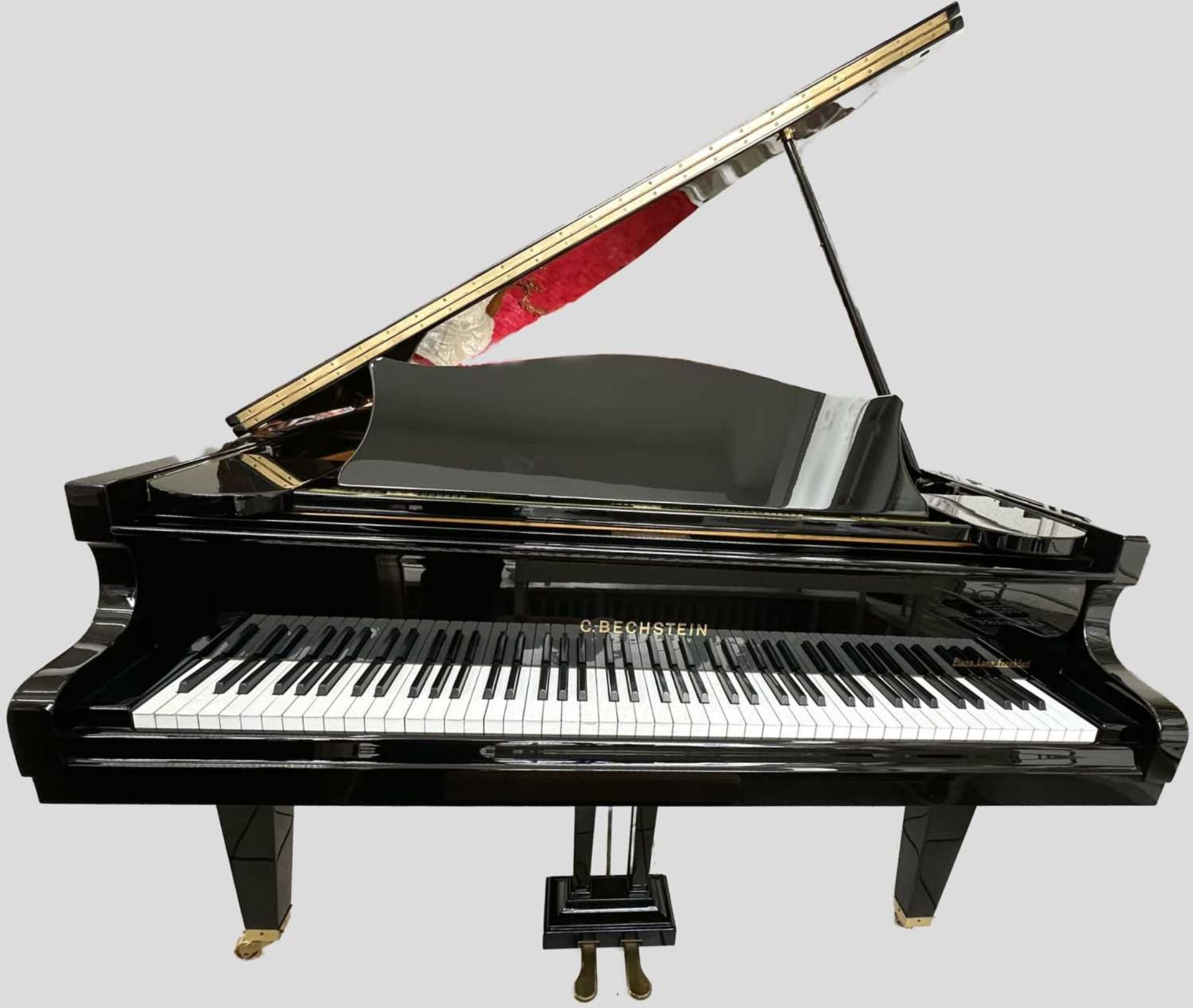 Bechstein Flügel / Stutzflügel L 165 schwarz poliert, Baujahr ca. 1983 mit Rechnung über 35000 DM