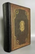 Buch Das Leben Abraham Lincolns, Philadelphia 1865, Halbledereinband mit Goldprägung