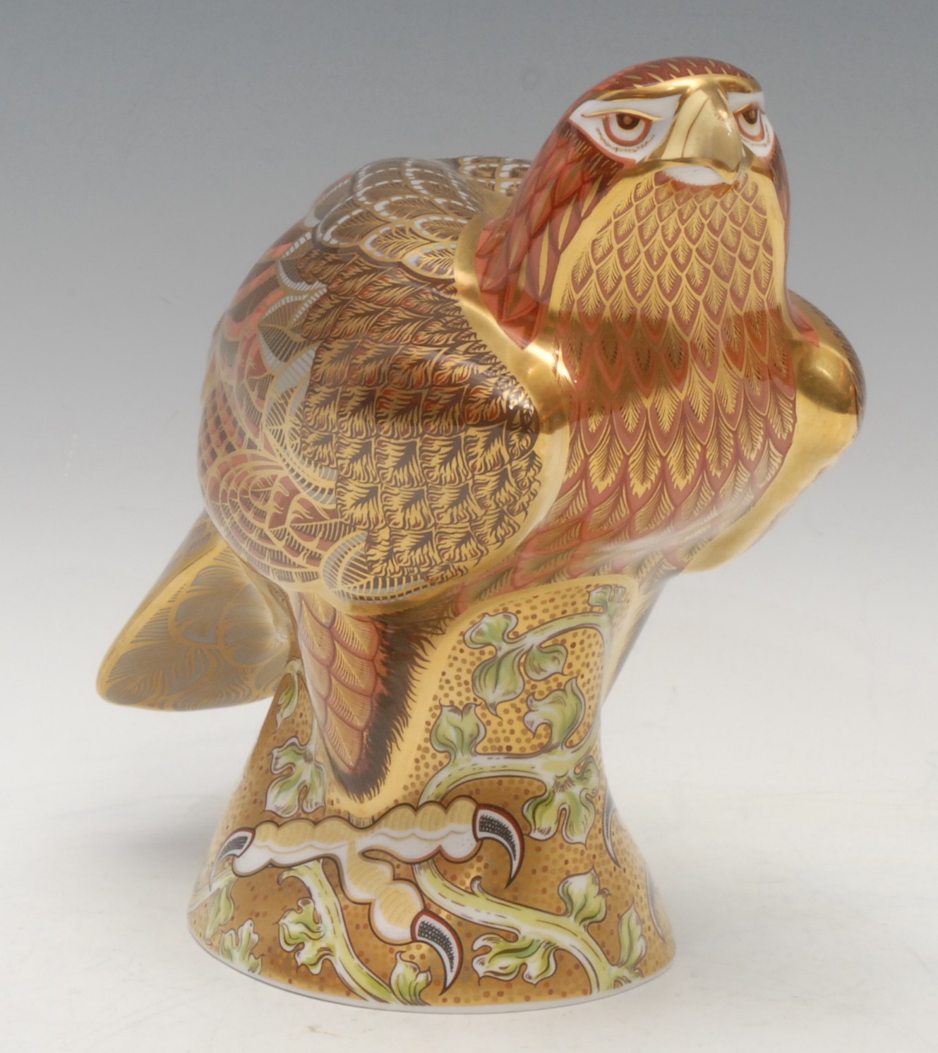 A Royal Crown Derby paperweight, Golden Eagle, a limited edition Prestige model, designed by Tien - Image 2 of 4