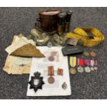 George V Special Constabulary Long Service Medal & WW1 bar to Septimus Felix Beevor, with copied