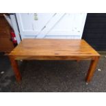 Sheesham dining table (77H x 176W 92D cm)