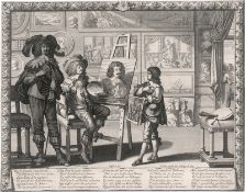 Bosse, Abraham: Le noble peintre - Der Maler in seinem Atelier