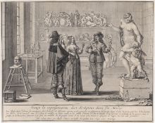 Bosse, Abraham: Der Bildhauer in seinem Atelier