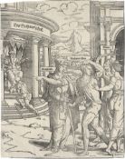 Anthonisz., Cornelis: Der verlorene Sohn wird zum Tempel Satans geführt