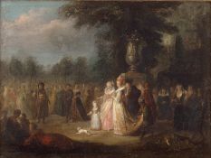 Lancret, Nicolas - Umkreis: Galante Festgesellschaft im Park