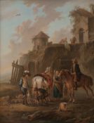 Querfurt, August: Die Einkehr zweier Jäger