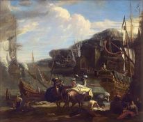 Minderhout, Hendrik van: Orientalischer Seehafen