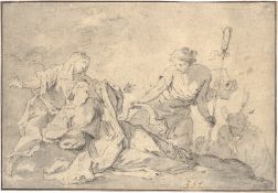 Französisch: 18. Jh. . Diana und Callisto