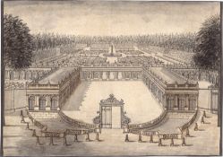 Diesel, Matthias: Grand Trianon in Versailles: Prospect des königl. Lust u...