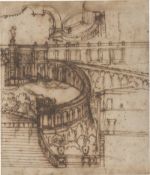 Grimaldi, Giovanni Francesco: Entwurf für die Spanische Treppe in Rom