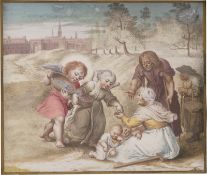 Flämisch: 17. Jh. Zwei emblematische Darstellungen