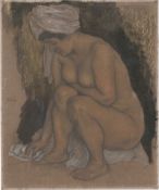Orlik, Emil: Sitzender weiblicher Akt