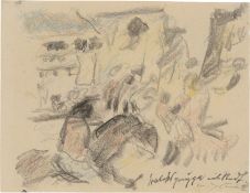 Corinth, Lovis: Volksgruppe mit Stadt