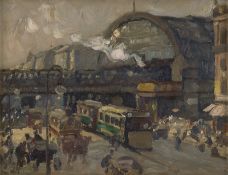 Antoine, Otto: Bahnhof Alexanderplatz, Berlin