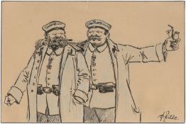 Zille, Heinrich: Vadding in Frankreich: Korl und Vadding