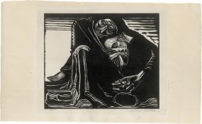 Kollwitz, Käthe: Tod mit Frau im Schoß