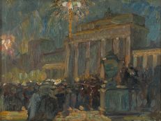 Antoine, Otto: Brandenburger Tor bei Nacht