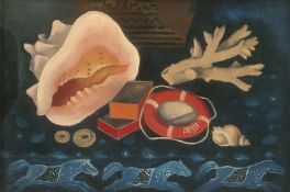 Breusing, Ima: Meeresschnecken, Koralle und Rettungsring