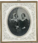 Daguerreotypes: Portrait of a mother with her daughter