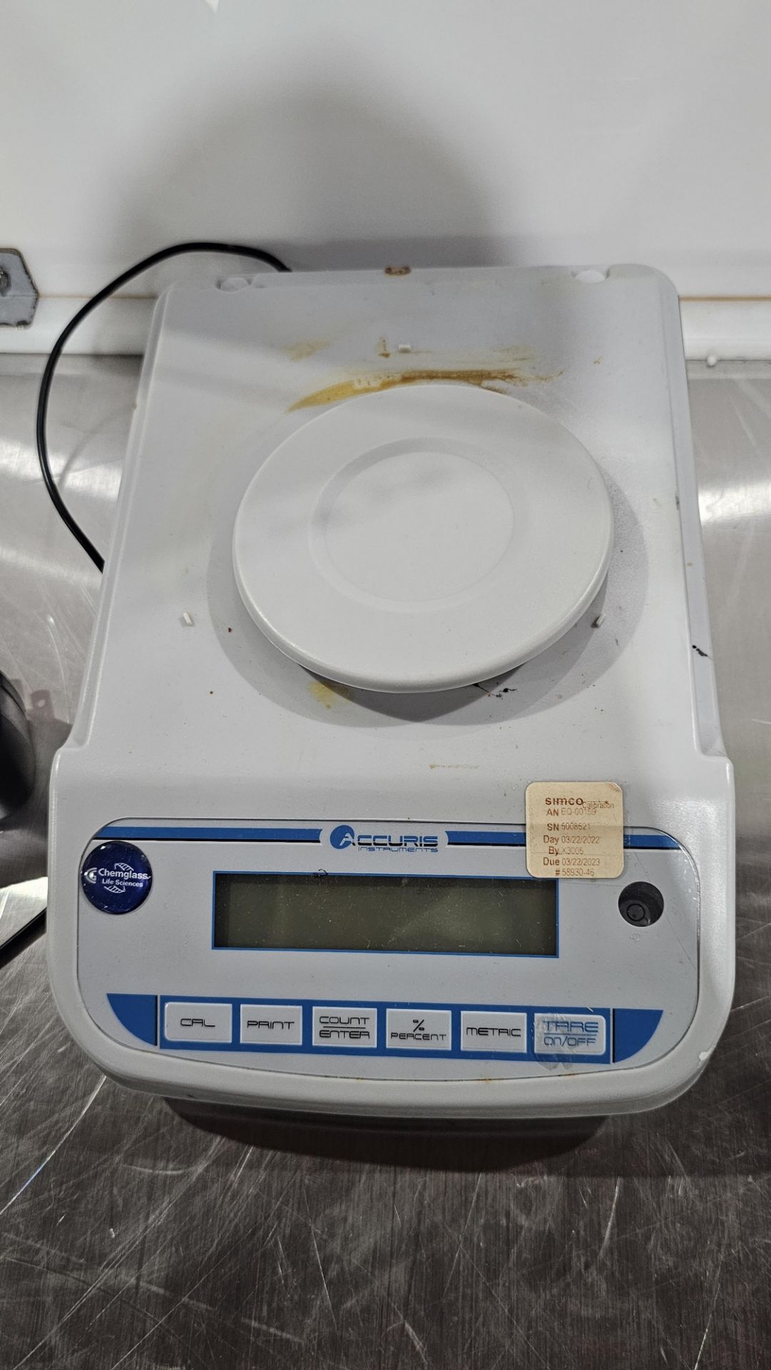 Accuris W3300-500 Precision Lab Balance 0.01g/500g â€" Digital Scale