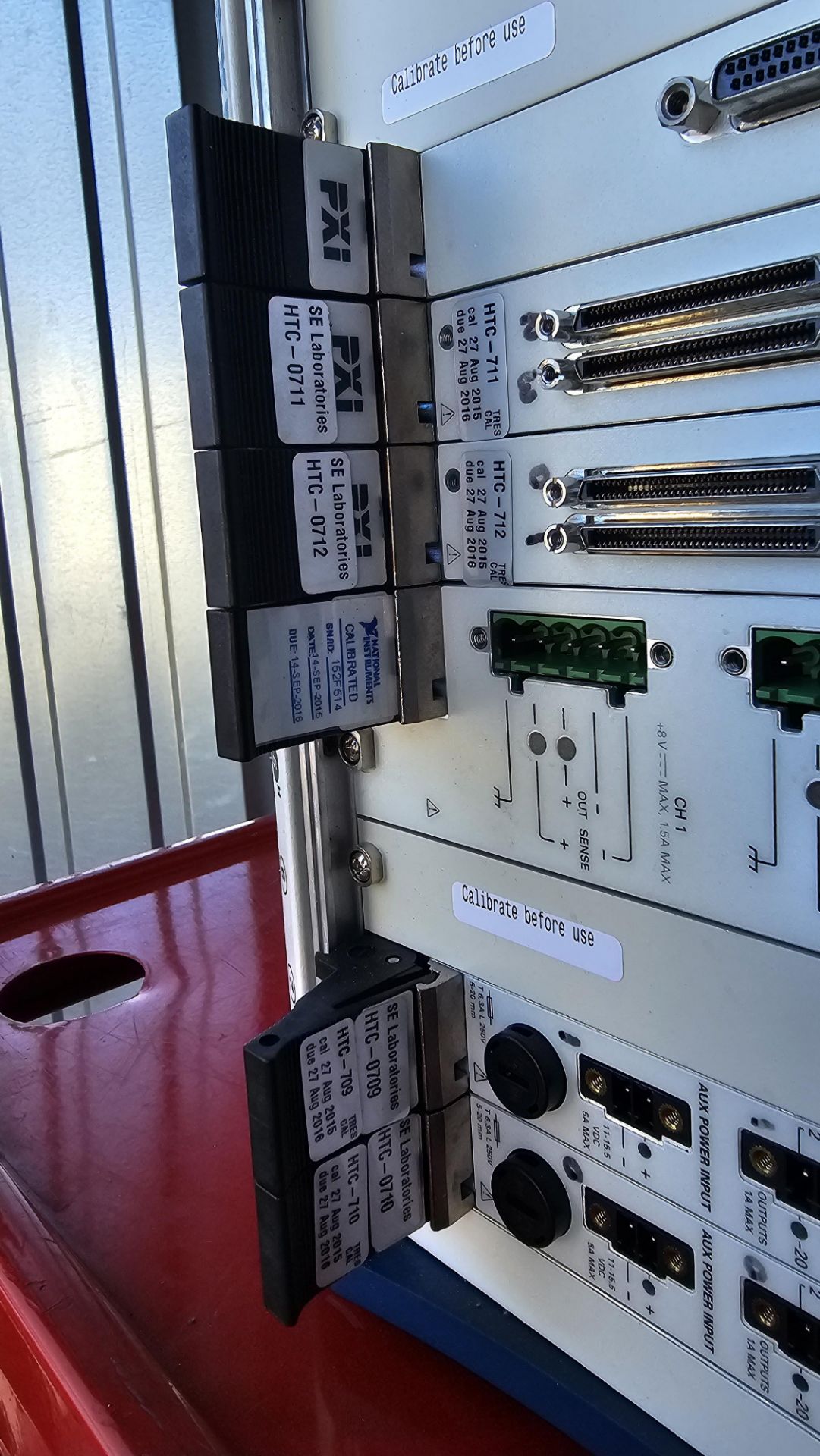 NI PXIe-1062Q Chassis with PXIe-8360, PXI-6259, PXIe-4154, PXI-4110 Modules - Image 3 of 15