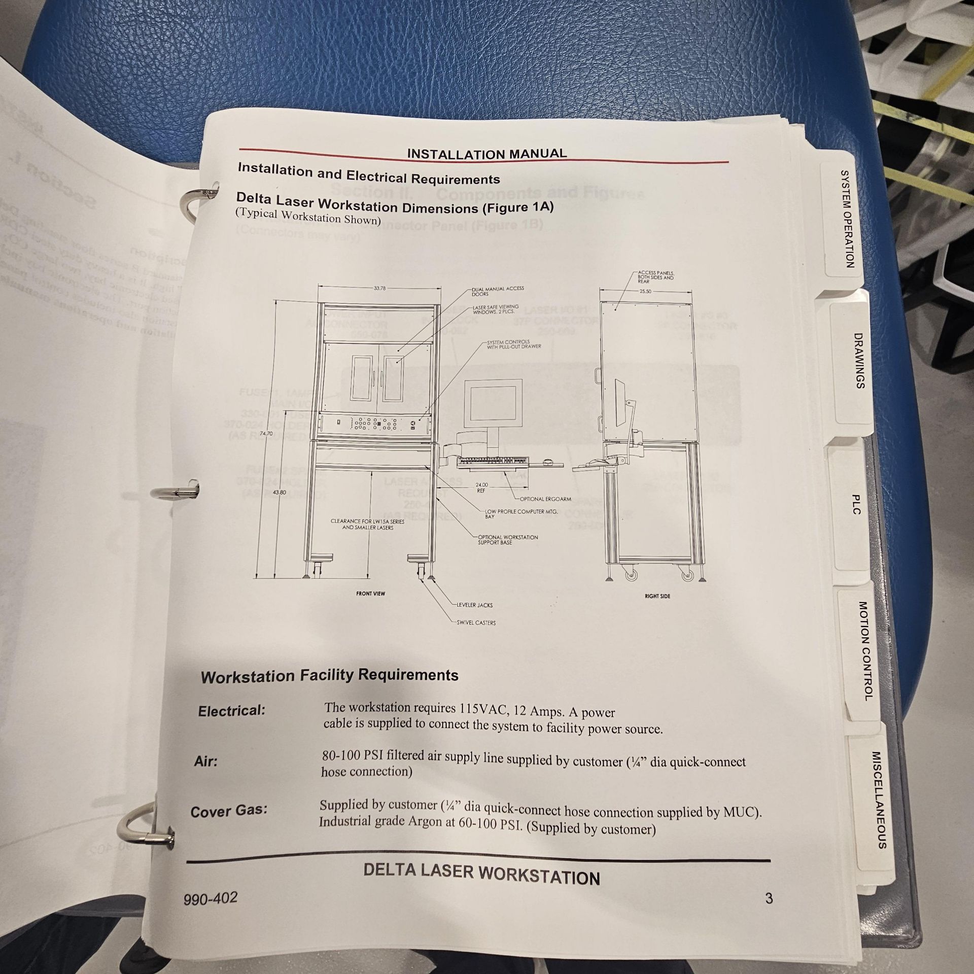 Delta CO2 Laser Workstation, Amada Miyachi America, Mod 98-050-02 - Image 7 of 11