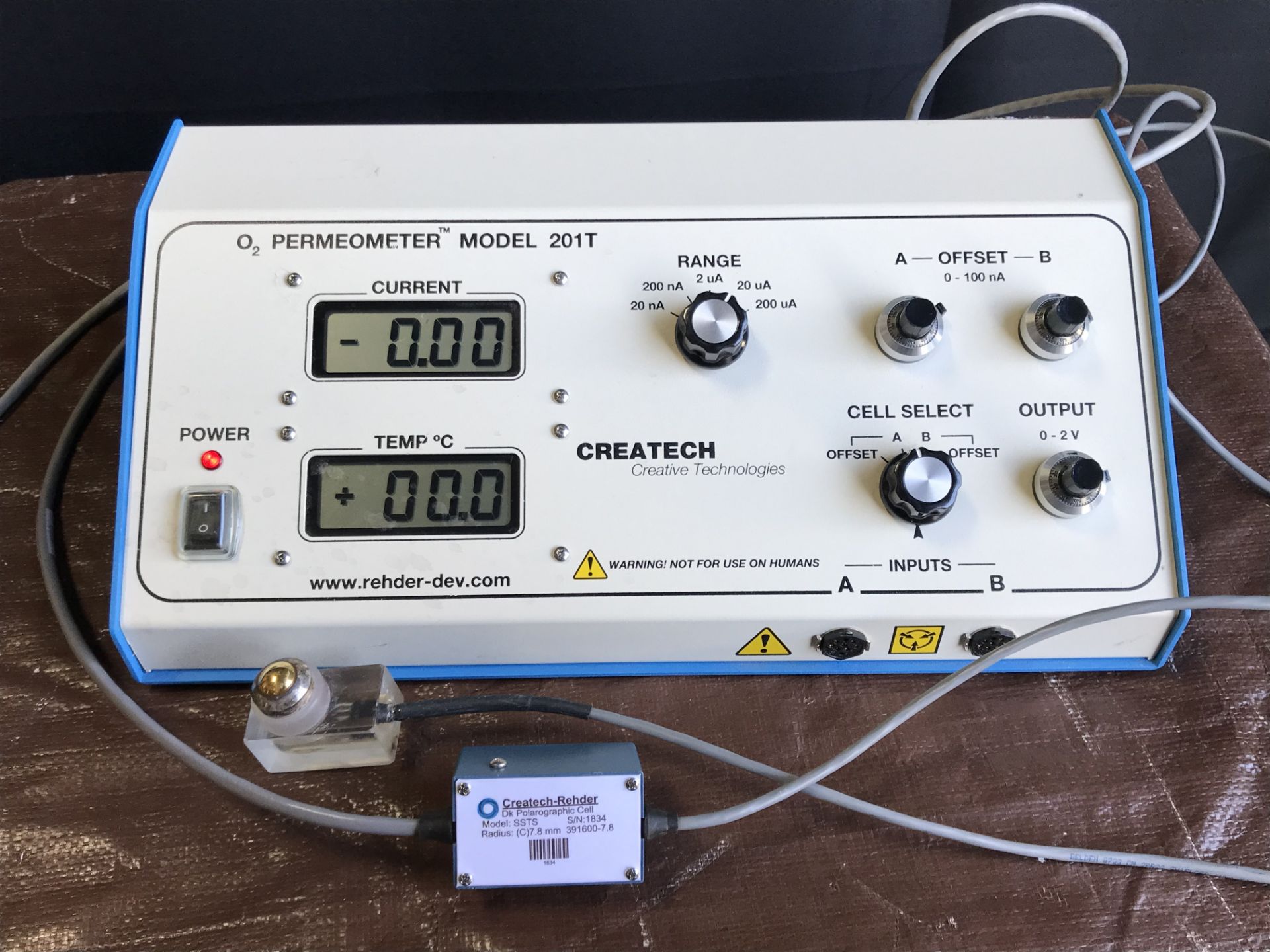 Createch Rehder O? Permeometer Model 201T Oxygen Permeability Tester - Image 3 of 3