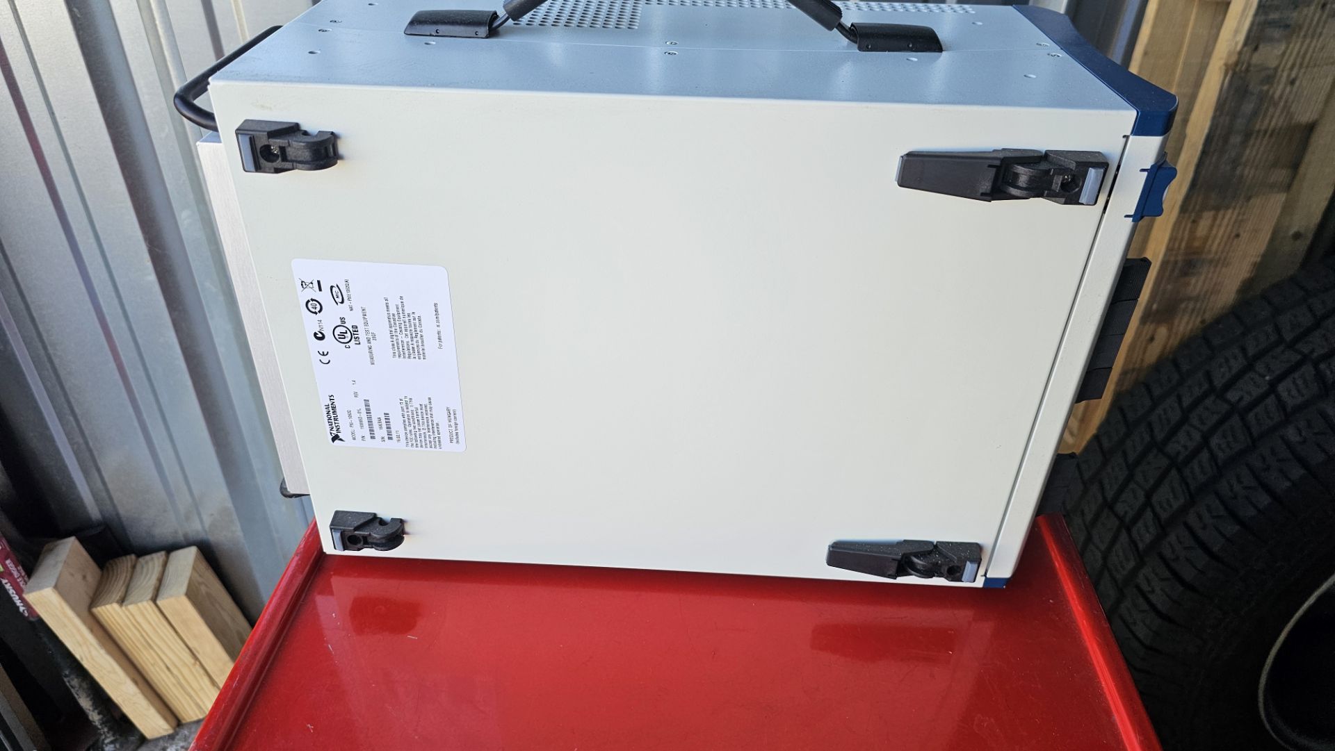 NI PXIe-1062Q Chassis with PXIe-8360, PXI-6259, PXIe-4154, PXI-4110 Modules - Image 5 of 15