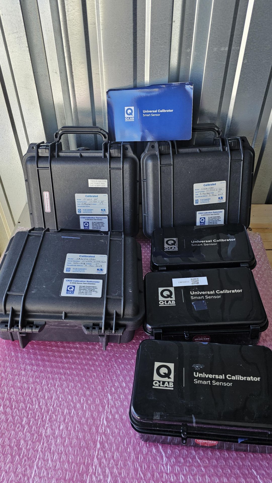 Q-Lab Calibration Kit - CT202 Thermometer, Radiometers & UC Sensors in Cases