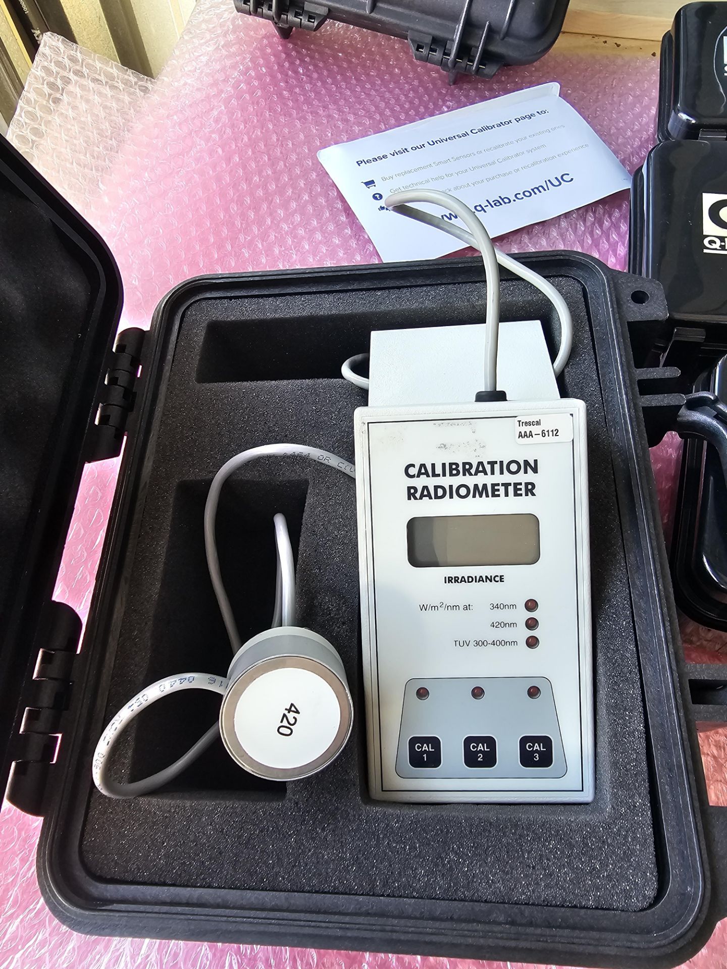 Q-Lab Calibration Kit - CT202 Thermometer, Radiometers & UC Sensors in Cases - Image 15 of 21