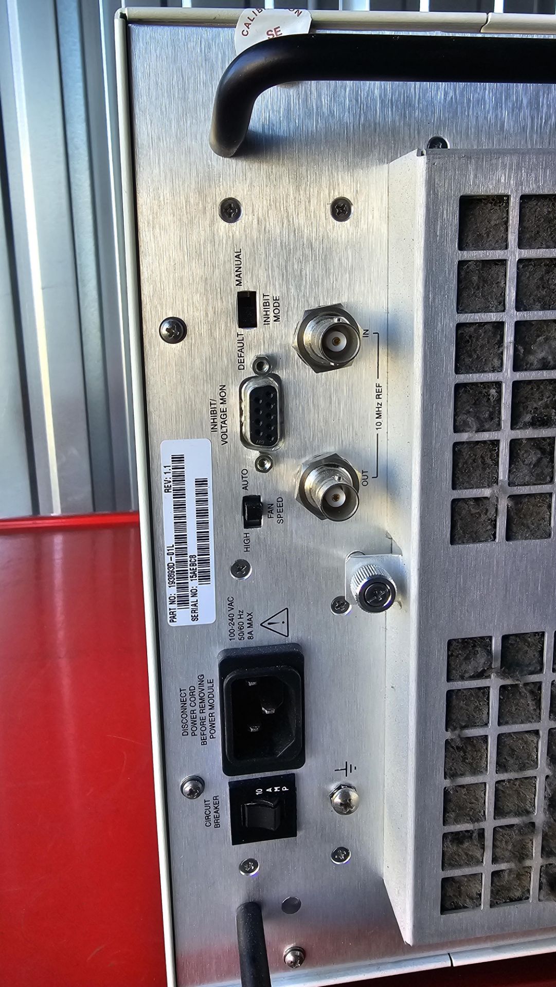 NI PXIe-1062Q Chassis with PXIe-8360, PXI-6259, PXIe-4154, PXI-4110 Modules - Image 6 of 15