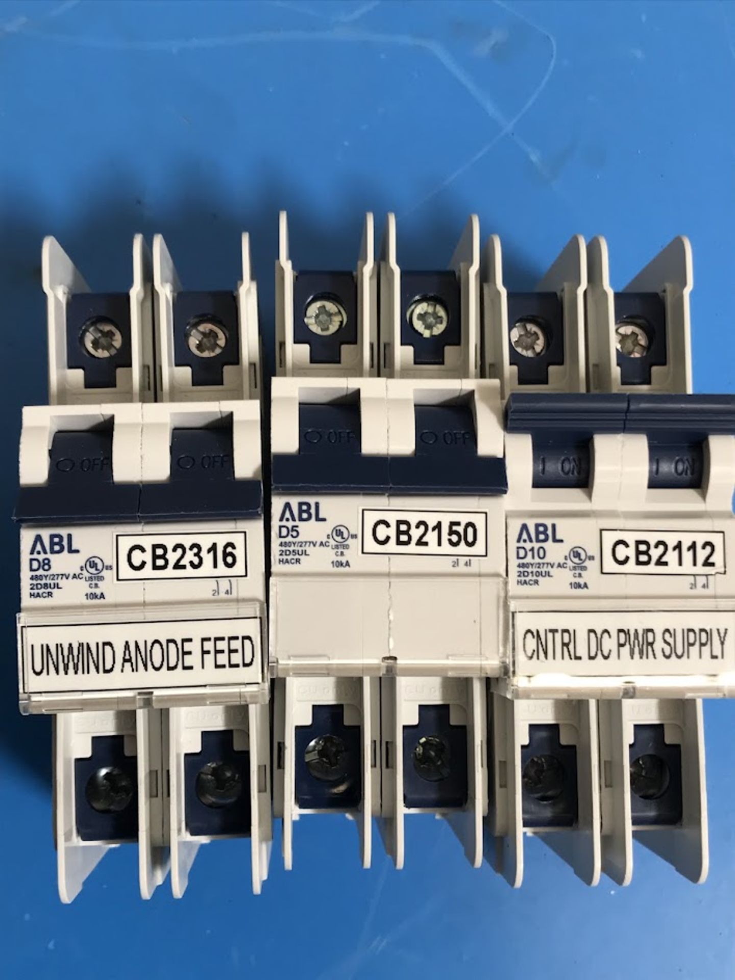 Altech ABL DT0 Circuit Breaker, 2 Pole, 10A, 240V, Case MCCB / Lot - Image 8 of 9