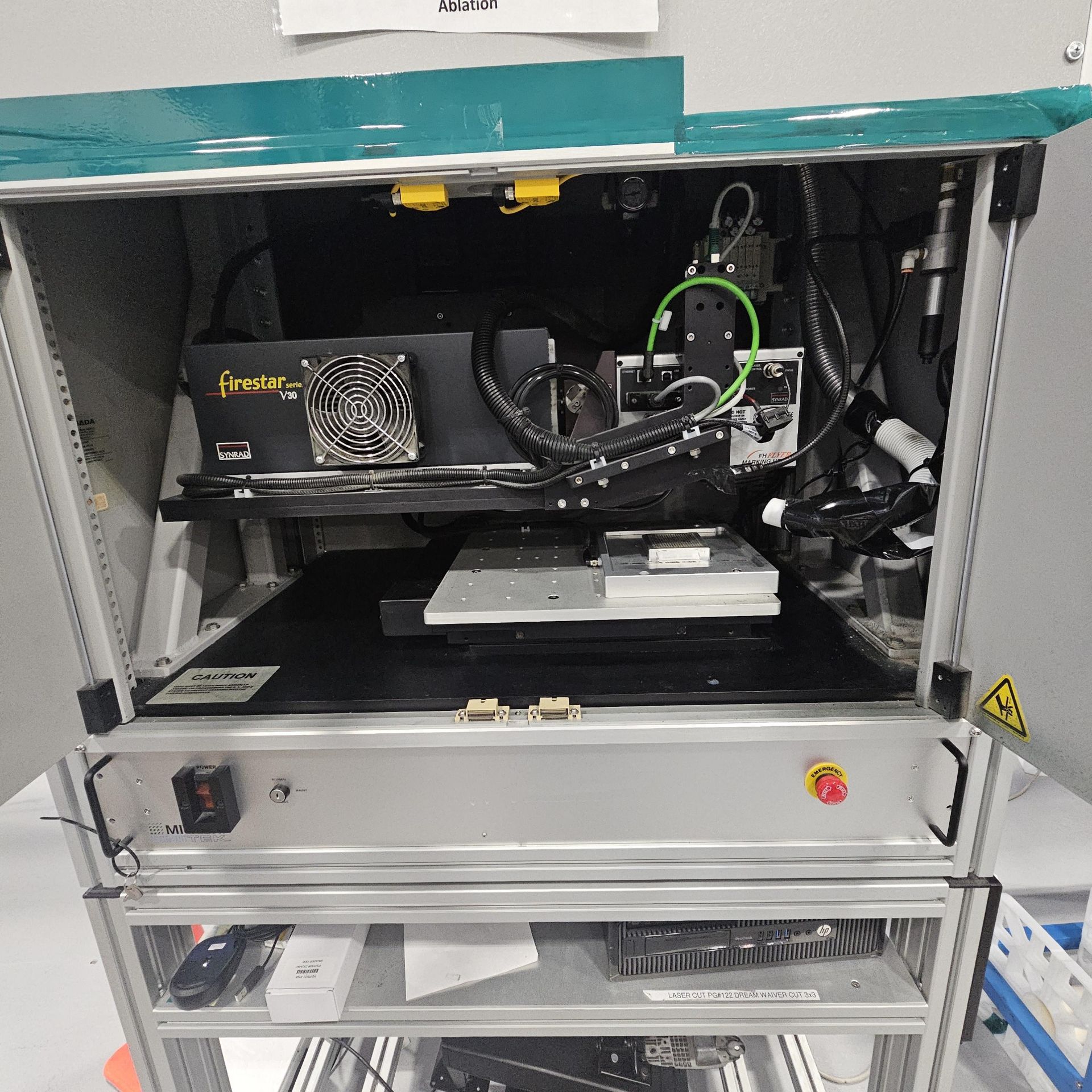 Delta CO2 Laser Workstation, Amada Miyachi America, Mod 98-050-02 - Image 3 of 11