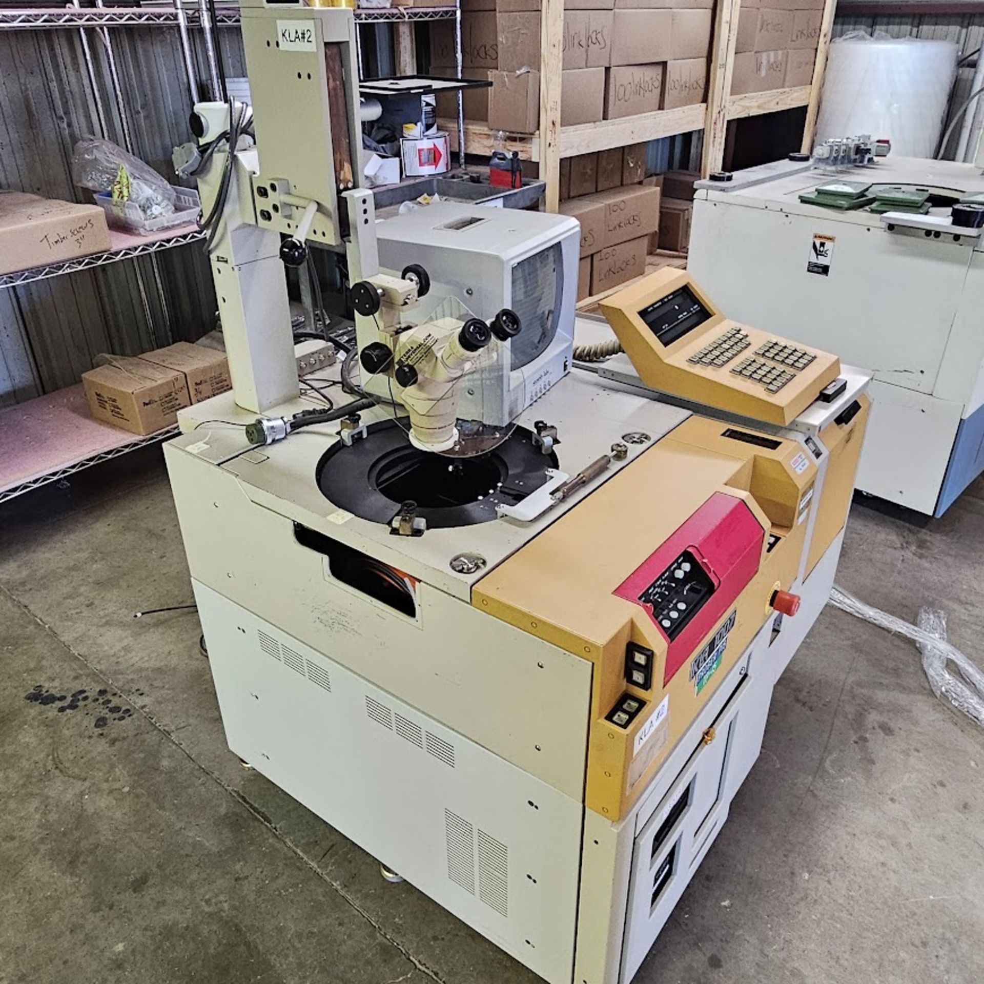 KLA 1007 HF Semiconductor Wafer Prober with Optics & Controller - Image 4 of 5