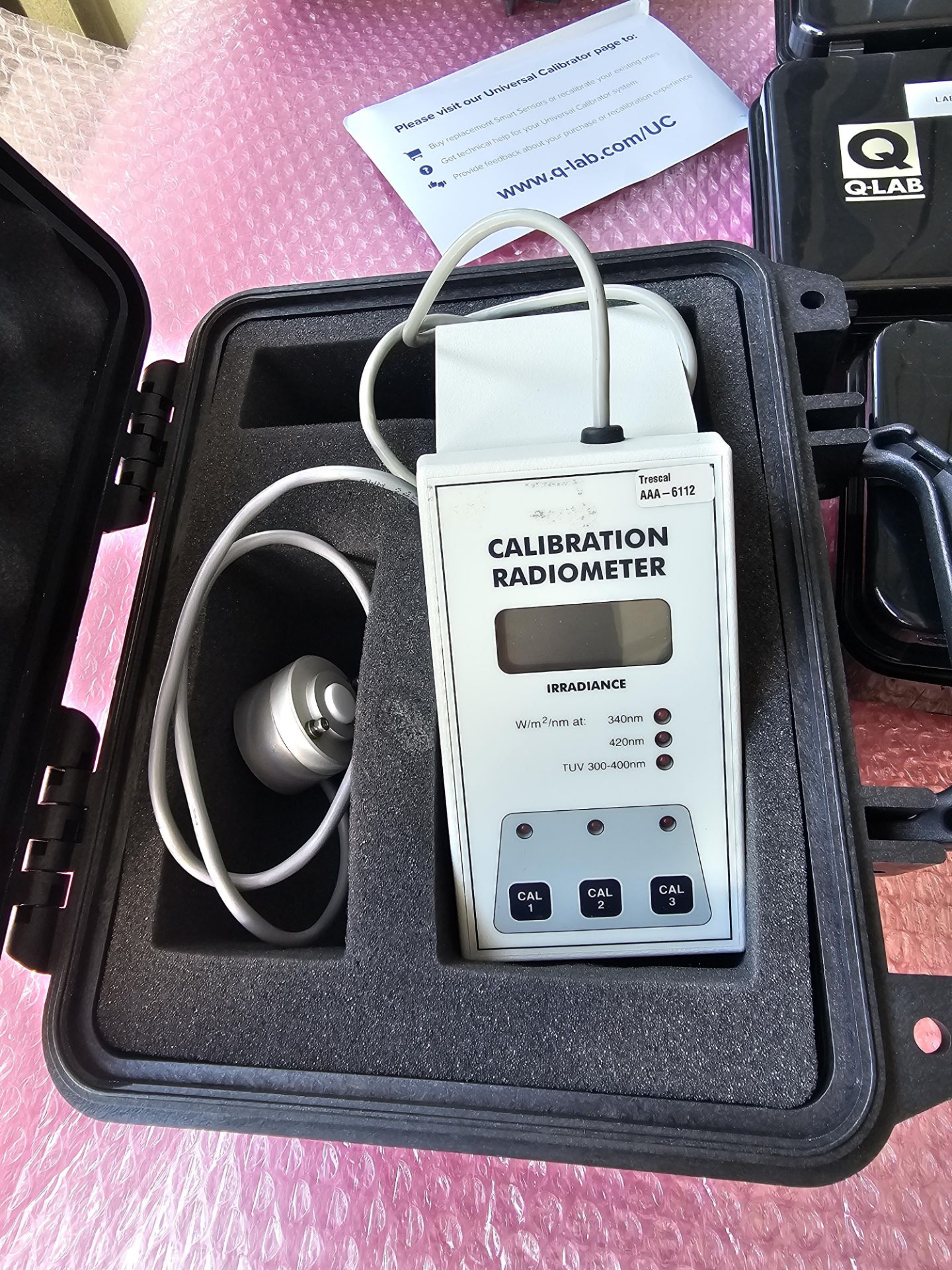 Q-Lab Calibration Kit - CT202 Thermometer, Radiometers & UC Sensors in Cases - Image 13 of 21